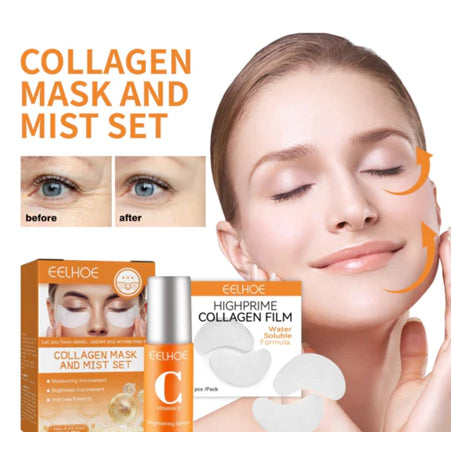 Máscara de colágeno + Spray de vitamina C